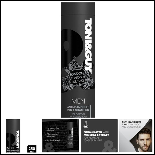 250ml toni guy - &, men's