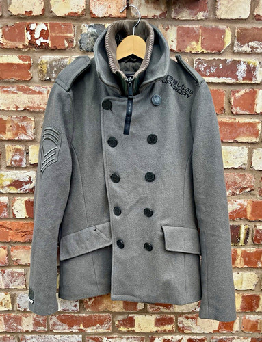 Superdry navy label - navy, classic
