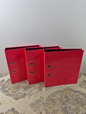 3x Oxford Premium A4 Lever Arch File, Pink Single Folder, Heavy Duty