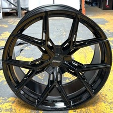 21" Audi RS6  C7 C8 Velocity VF6 Flow Formed Gloss Black 10.5j Alloys X4