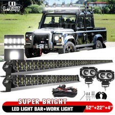 22"+52" Straight LED Light Bar
