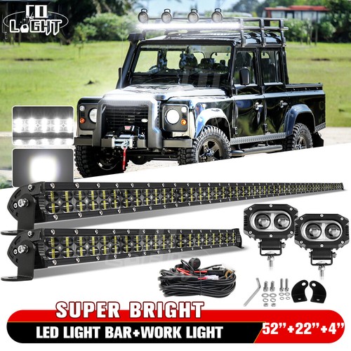 Straight led light bar - 22"+52",