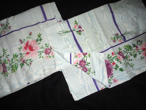 Vintage burlington moire - vintage, blue
