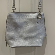 Vera Pelle Silver Metallic