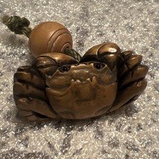 Japanese NETSUKE Carved Box