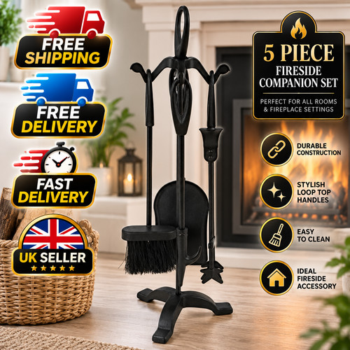 Piece black fireside - 5,