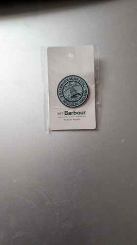 Barbour enamel pin badge - enamel,
