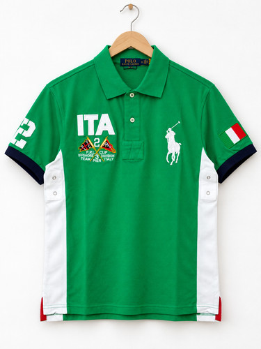 Green italy ralph lauren polo - italy,