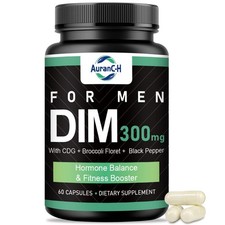 DIM Supplement for Men 300mg with CDG	Estrogen Blocker & Hormone Balance| 60 Ct