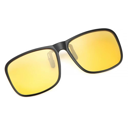 Clip sunglasses over - on,