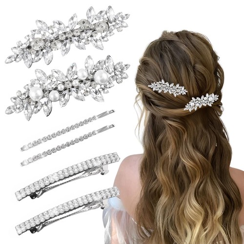 Pcs diamante hair clips for - 6,