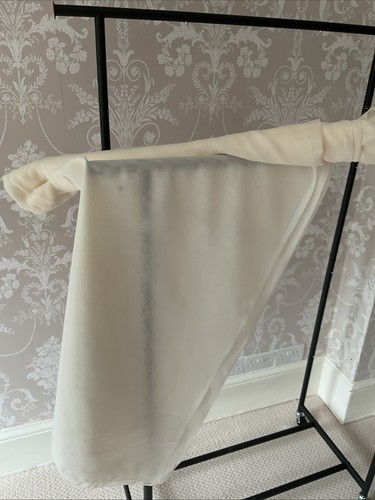 Ivory voile fabric - , 200cms
