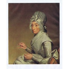 GILBERT STUART Mrs Richard Yates - Vintage Print 1944
