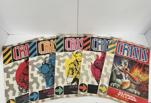 Vtg 2000ad crisis magazine - vtg,