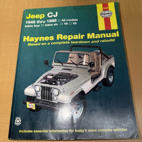 Jeep haynes repair manual - jeep,