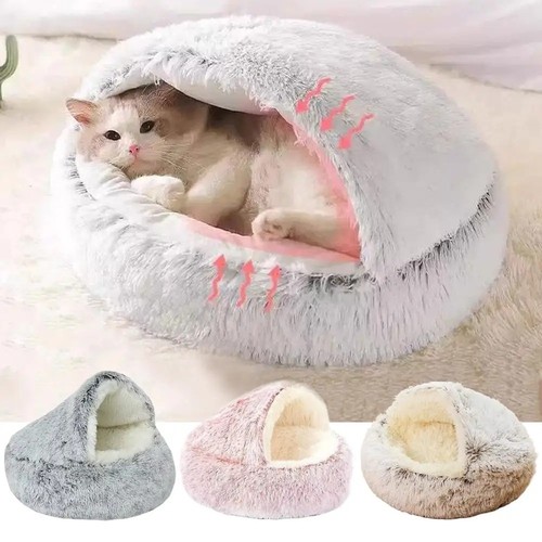 Dog cat bed hooded - kitten, pet