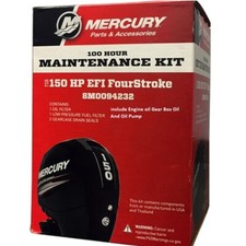 Mercury Outboard Engine 100 hour Service Kit 150hp EFI 4-Stroke Inc Oil