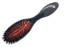 Flair Brush Natural Boar Bristle and Nylon Bristle Small Hair Brush - Handy Size
