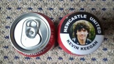 KEVIN KEEGAN NEWCASTLE UNITED BADGE  55mm  IN SIZE 