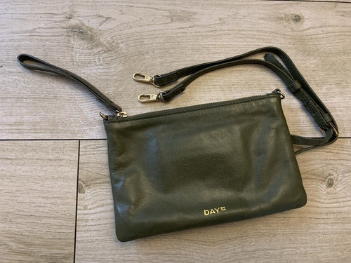 Leather day clutch hand - day,
