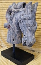 Antique Carved Wooden Horse