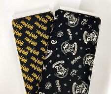 Harry Potter Fabric Quilting Cotton Licensed Wizard Hogwarts Logo for Patchwork