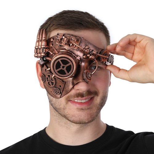Steampunk half face - steampunk,