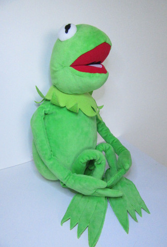 Washed large kermit - kermit, the