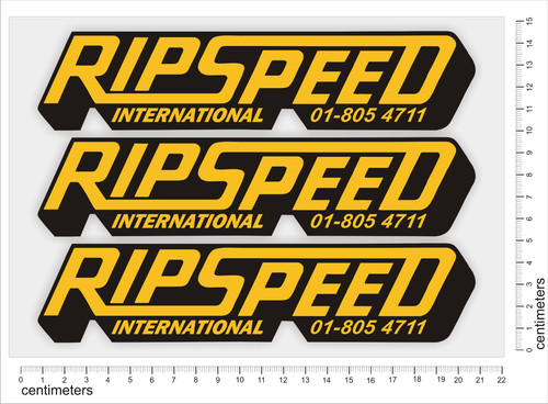 Ripspeed sticker 20cm - sticker,