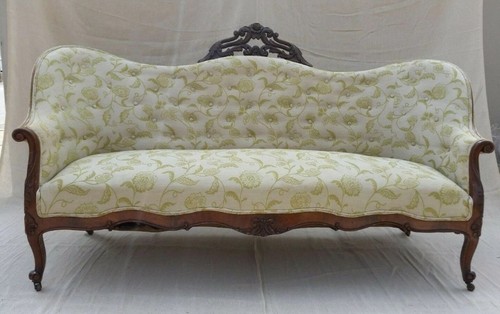 Antique victorian settee - antique,