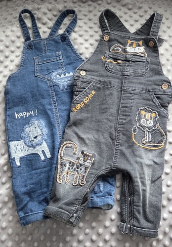 Next baby denim dungarees - baby,