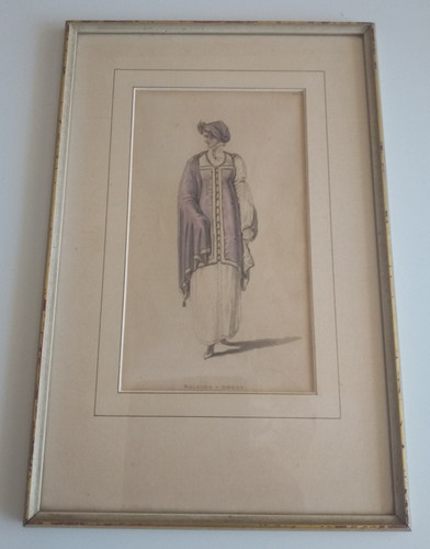 Edwardian walking dress - walking,
