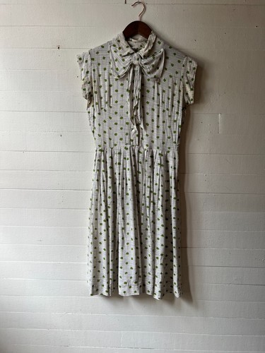 Vintage 1940s polka dot - vintage, dress