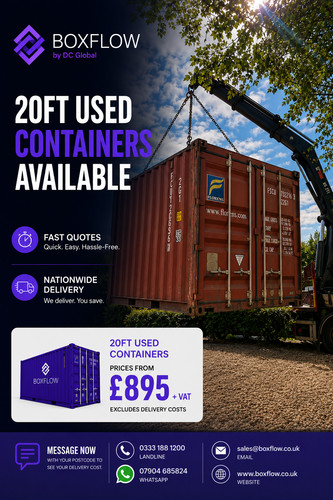 Used 20ft shipping - shipping, container