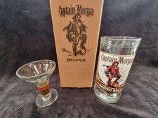 Captain Morgan Glasses all flavours Box Set Upcycled Glass handmade persona