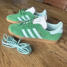 Adidas original gazelle green/semi flash aqua Women’s Uk 6.5 Brand-New ￼