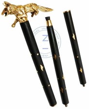 Brass Designer Wolf Head