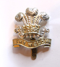 THE WELCH military cap badge