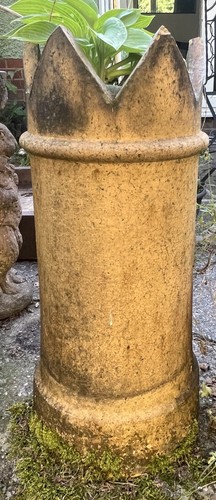Vintage crown top chimney pot - vintage,