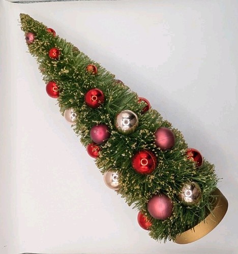 Bottle brush christmas tree - bottle,