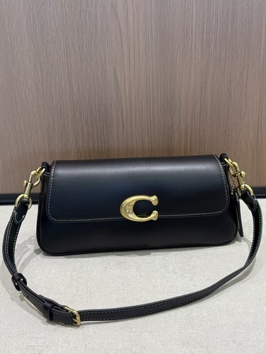 Coach jet shoulder bag - jet,
