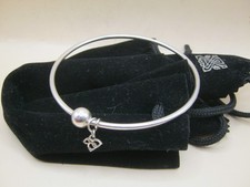 Vintage / Pre LOVED Genuine BIBA White Metal Bangle - No Silver Marks