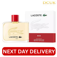 Lacoste Red Eau de Toilette 125ml EDT Spray Next Day Delivery Brand New Sealed