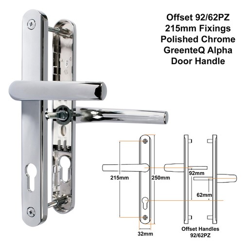 Alpha upvc door - upvc, set