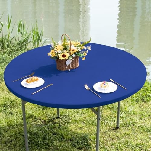 Round 5ft fitted table cover - 5ft,