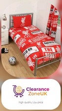 Brand New Xmas Gift LIVERPOOL FC Duvet Single Bedding Set Official Licensed, UK