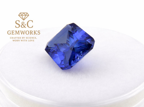 Radiant cut sapphire - radiant, blue