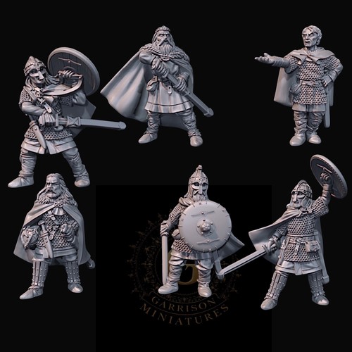 Vendel characters 28mm dark - 28mm,