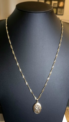 Dazzling 9ct gold twist chain - gold,