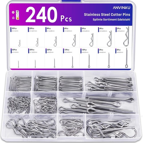 240 pcs cotter pins and - pcs, r